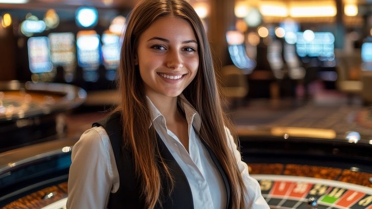 Tampilan meja Pretty Gaming dealer langsung